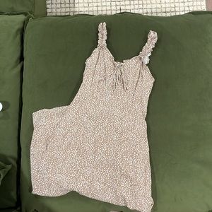 Long tank top dress with slit